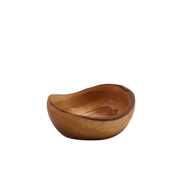 Rustic Olive Wood Bowl - 13cm (6 pcs.)