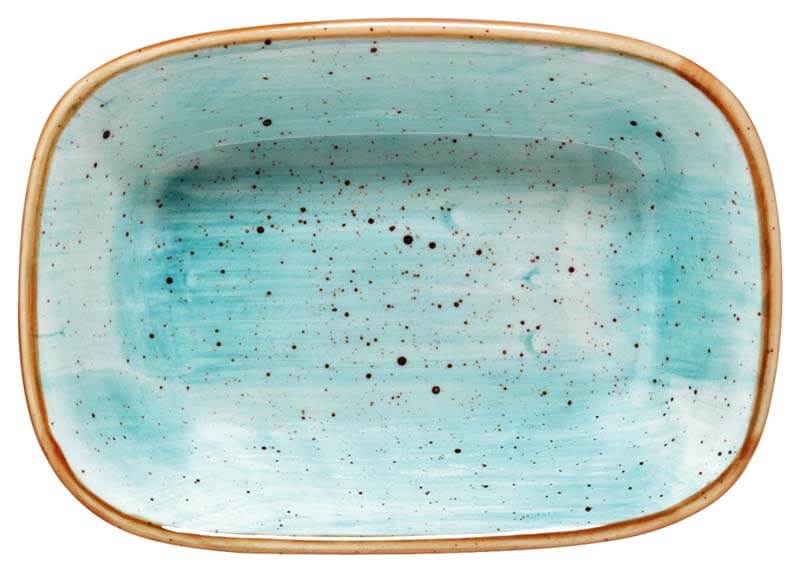Bonna Aura Aqua Gourmet Rectangular bowl 17x11,5cm turquoise - 12 pcs. Bonna Aura Aqua Gourmet Rectangular bowl 17x11,5cm turquoise - 12 pcs.