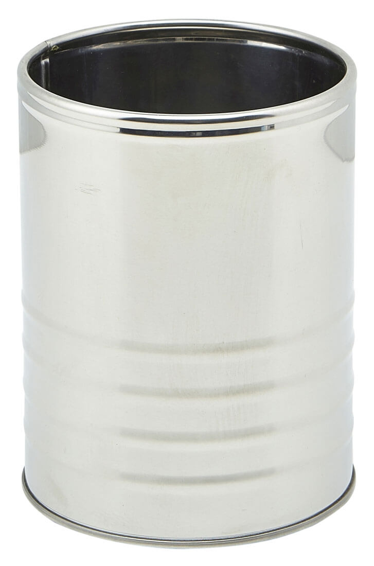 Tin can, stainless steel, w/o lid - 1,3l
