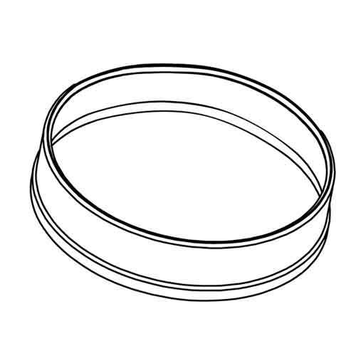Ornamental ring-anodized aluminium - Santos #71 (71202)
