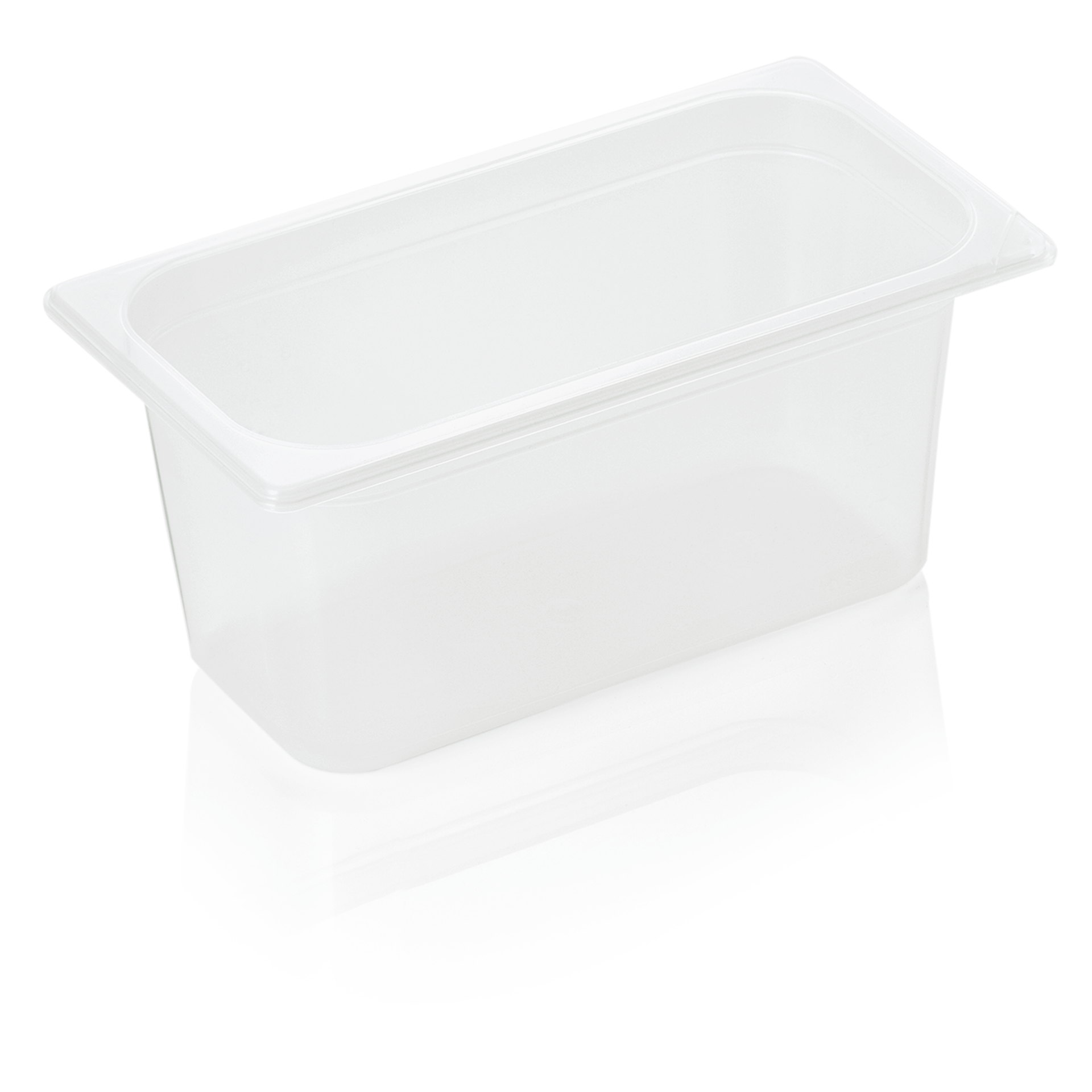 GN 1/3 container with scale, with lid, polypropylene - H 15cm (GN 89 series) GN 1/3 container with scale, with lid, polypropylene - H 15cm (GN 89 series)