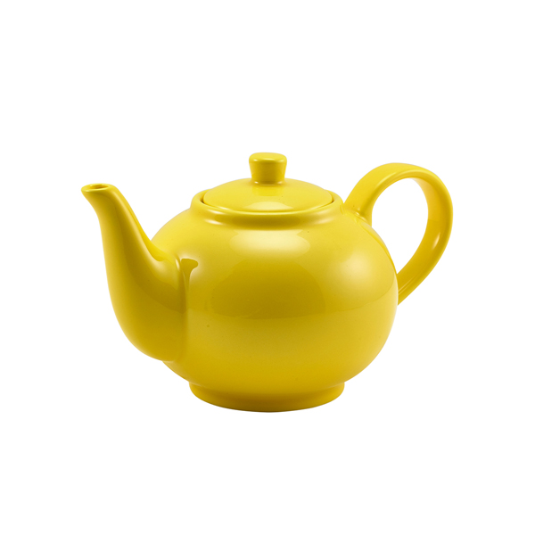 Teapot porcelain yellow – 450 ml (6 pcs.)