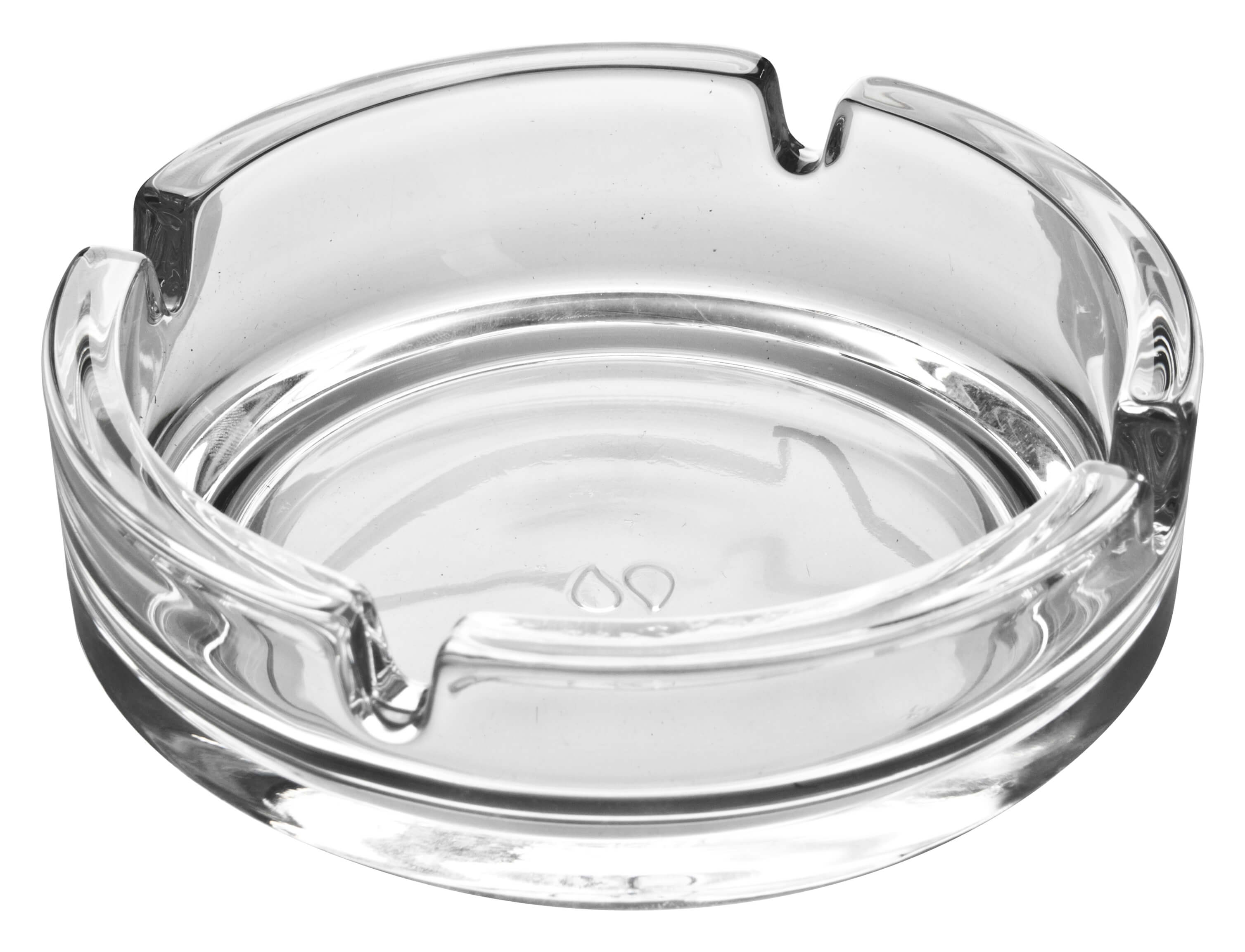 Ashtray Dresda, glass, round, stackable, Pasabahce (10,7cm)