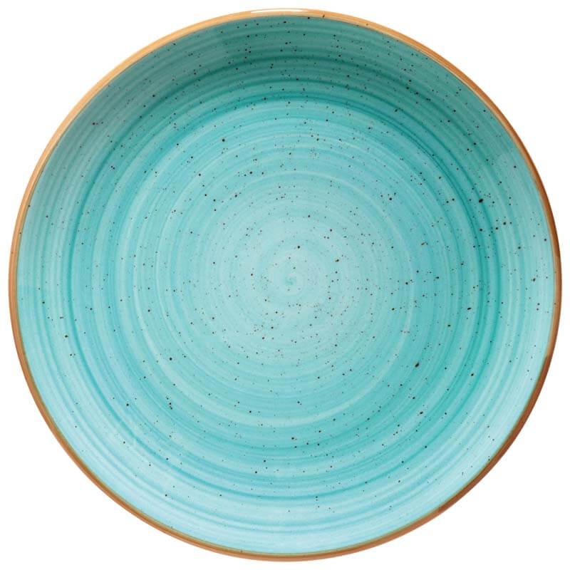 Bonna Aura Aqua Gourmet Plate 27cm turquoise - 12 pcs.