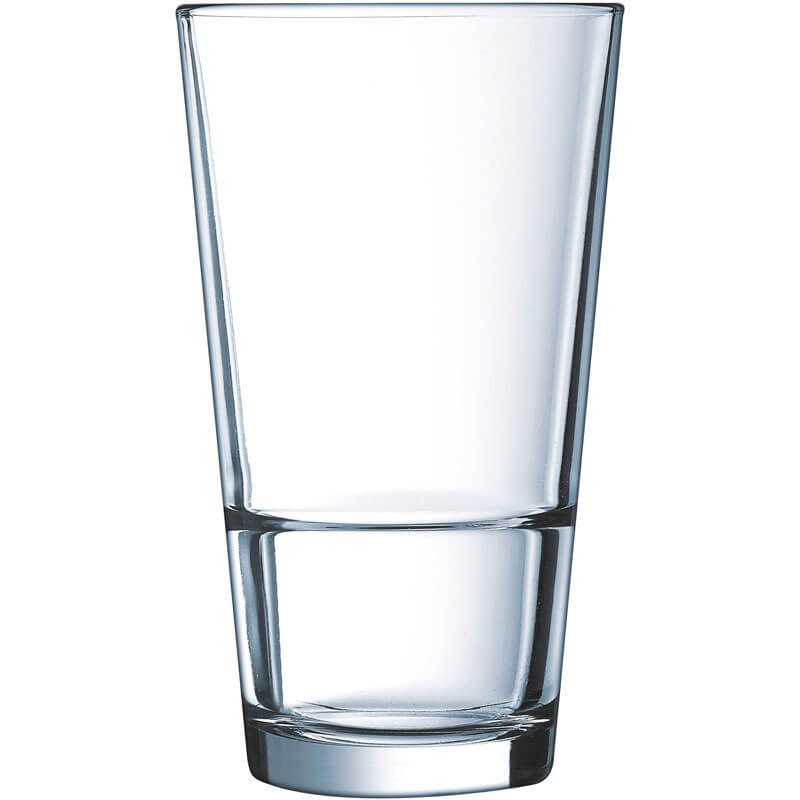 6 Longdrinkglasses, StackUp Arcoroc - 350ml (CM 0,3l)