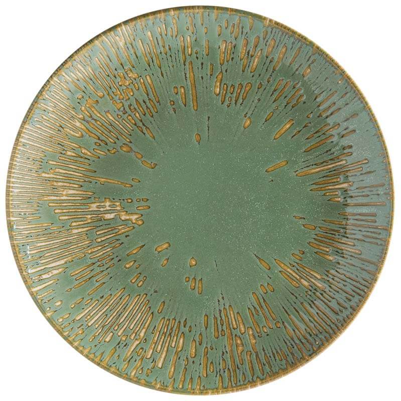 Bonna Snell Sage Gourmet Plate 27cm green - 12 pcs. Bonna Snell Sage Gourmet Plate 27cm green - 12 pcs.