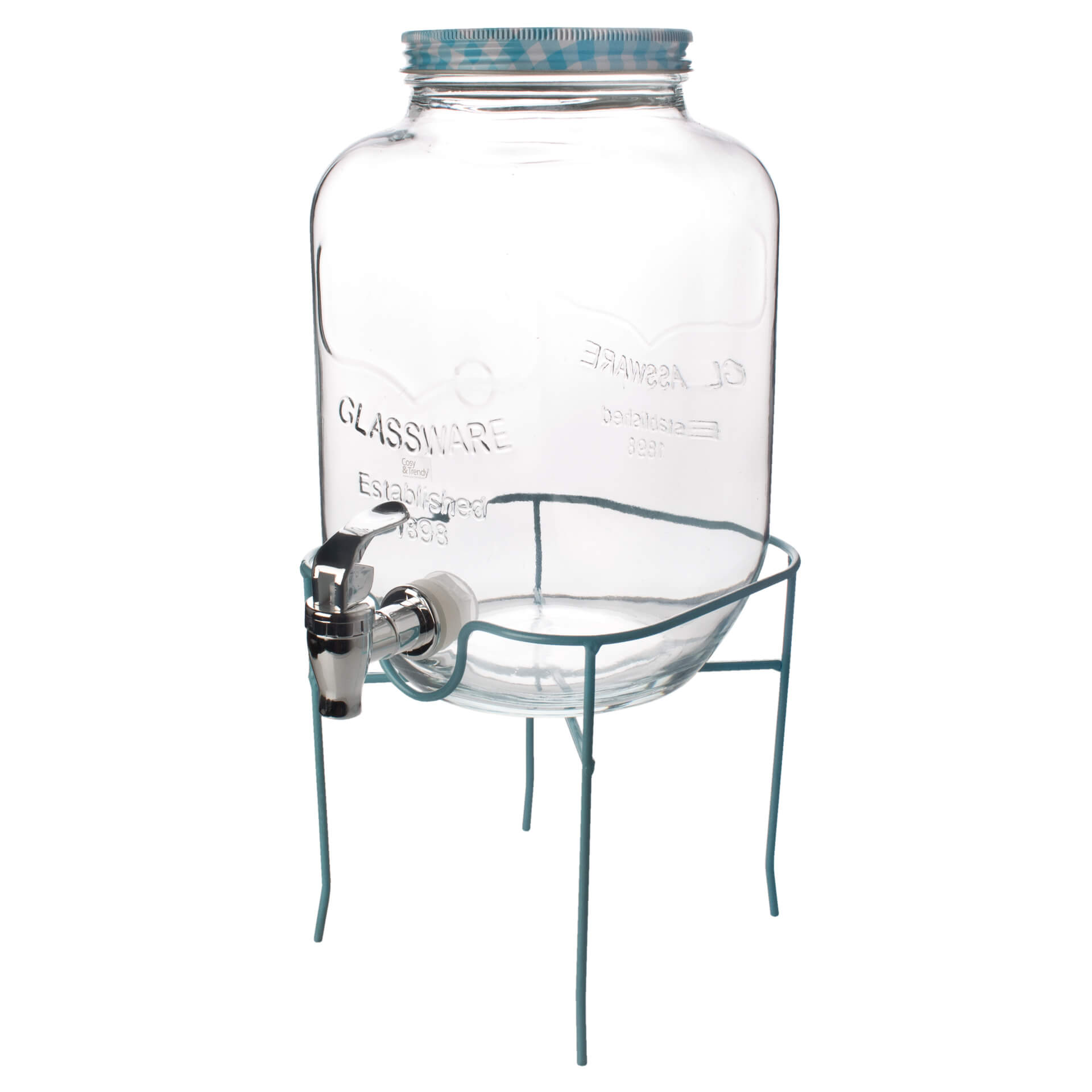 Beverage dispenser with lid and stand - 4.5 L