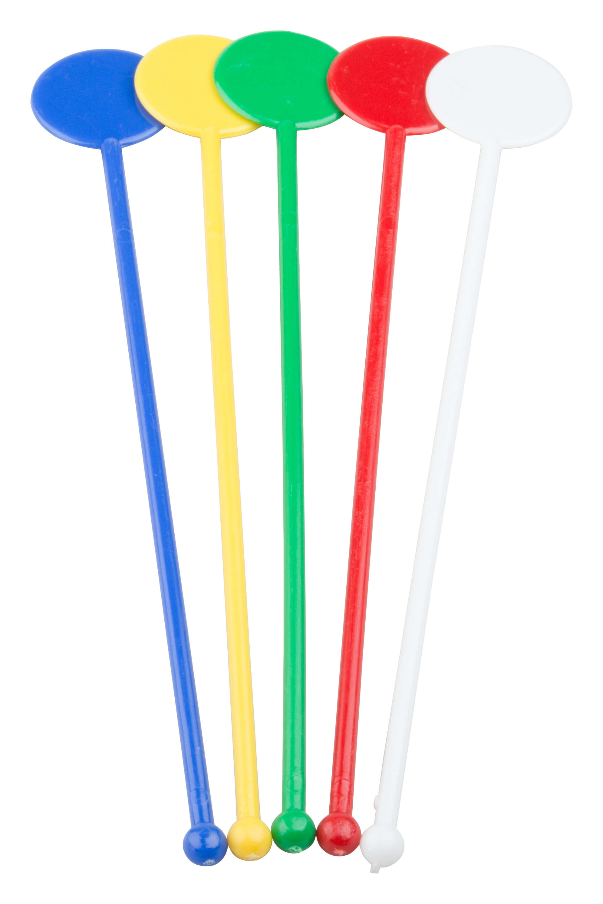 Cocktail stirrer Disk, multi-colored  - 18,0cm (250pcs.)