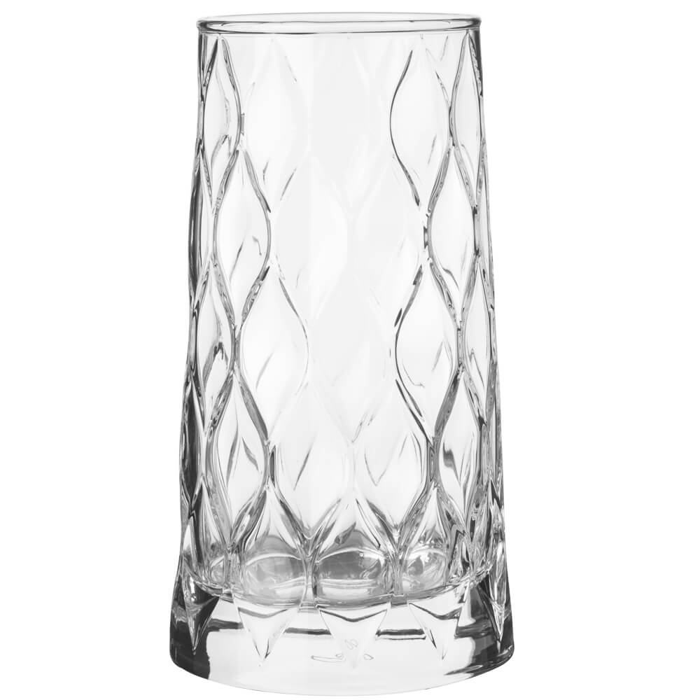 Long drink glass Leafy, Pasabahce - 345ml (4 pcs.)