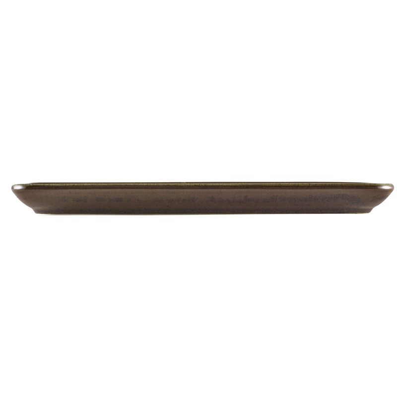 Narrow rectangular platter Terra Cinder Black - 27 x 12.5 cm (6 pcs.)