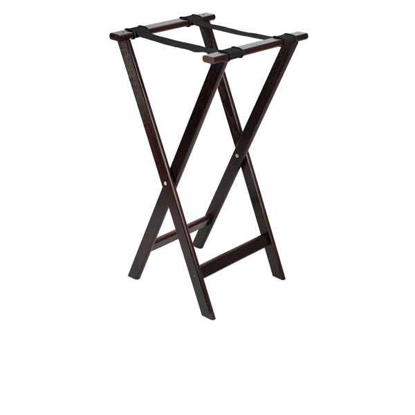 Wooden tray stand, 42x84cm - Mahogany finish Wooden tray stand, 42x84cm - Mahogany finish