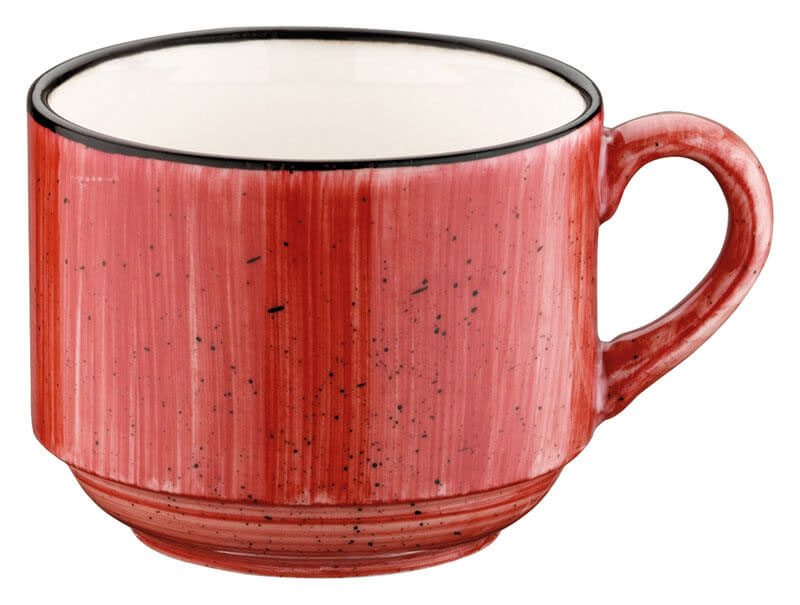 Bonna Aura Passion Banquet Stackable cup 21cl red - 6 pcs. Bonna Aura Passion Banquet Stackable cup 21cl red - 6 pcs.