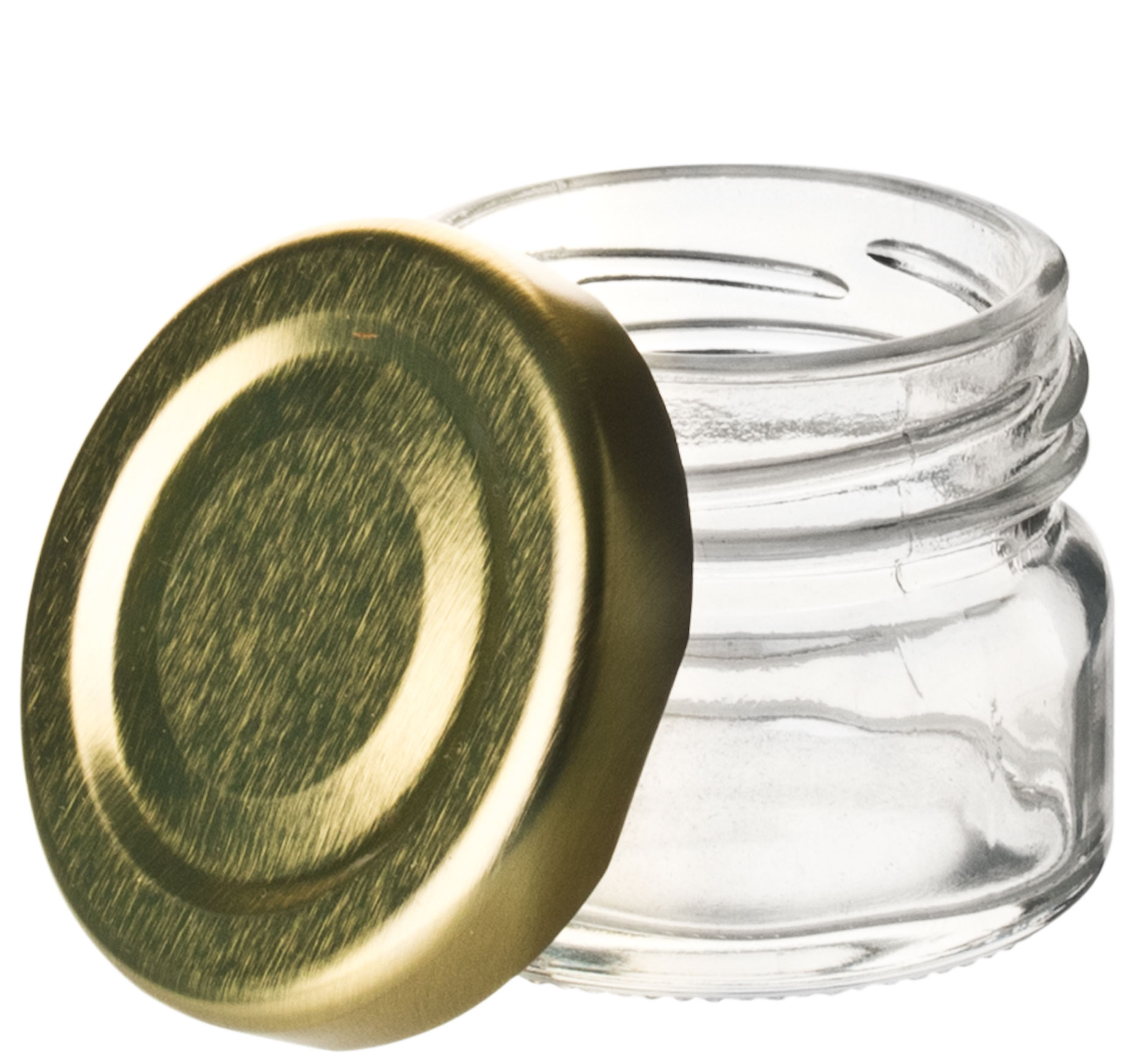 Lid for mini jar, TO 43 - gold-colored