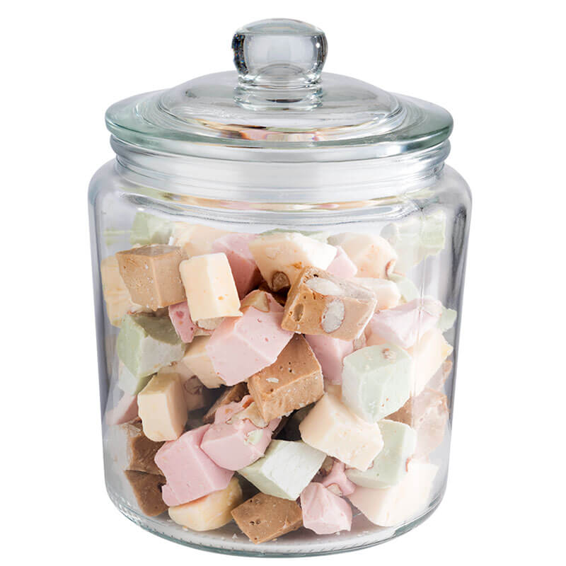 Glass jar Classic with lid and seal - 0,9l Glass jar Classic with lid and seal - 0,9l