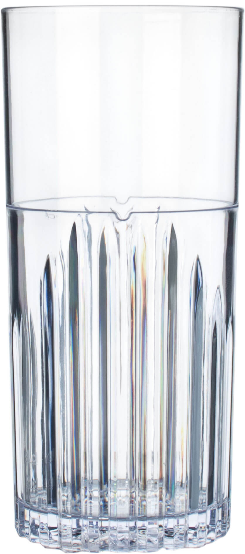 Plastic Cooler glass Milano - 480ml, 2+4cl CM (polycarbonate)