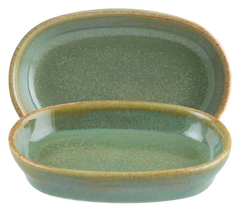 Bonna Sage Hygge Oval Bowl 10x6,5cm, 6cl green - 12 pcs.