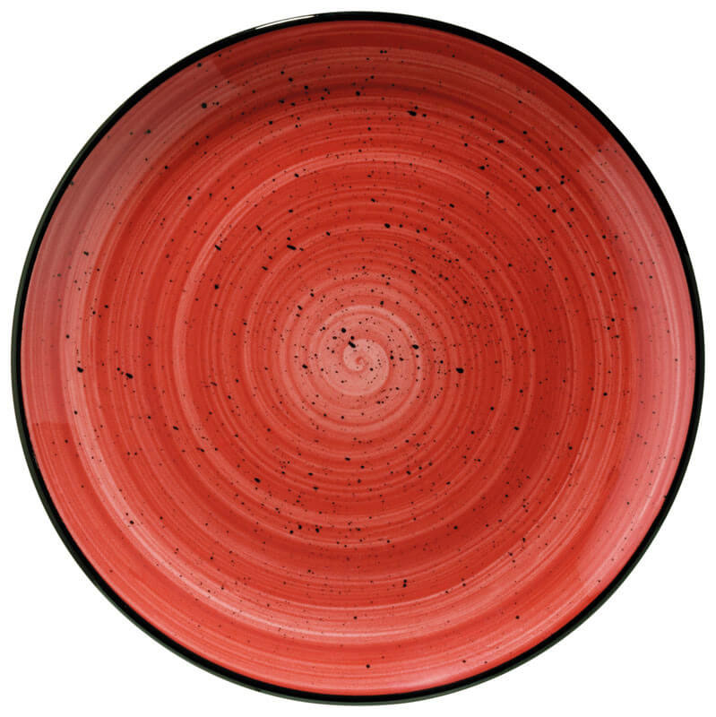 Bonna Aura Passion Gourmet Plate 25cm red - 12 pcs.