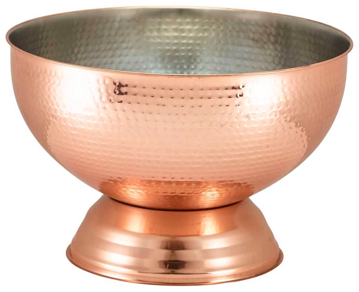 Champagne bucket, stainless steel - copper-colored (Ø 36cm)