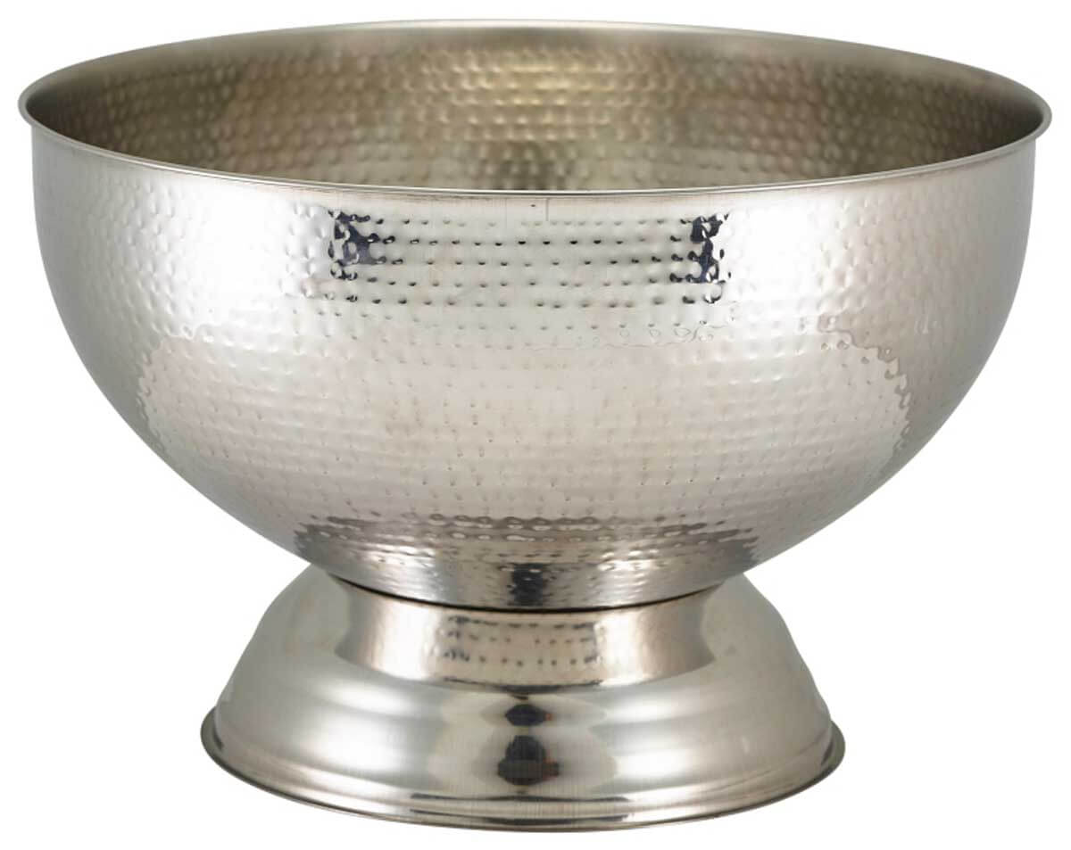 Champagne bucket, stainless steel - silver-colored (Ø 36cm)