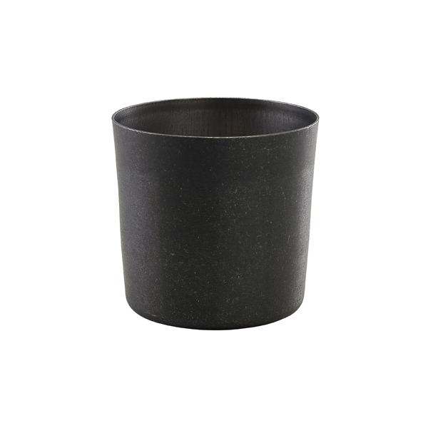 Serving Cup stainless steel vintage black - 8,5x8,5cm/420ml (12 pcs.) Serving Cup stainless steel vintage black - 8,5x8,5cm/420ml (12 pcs.)