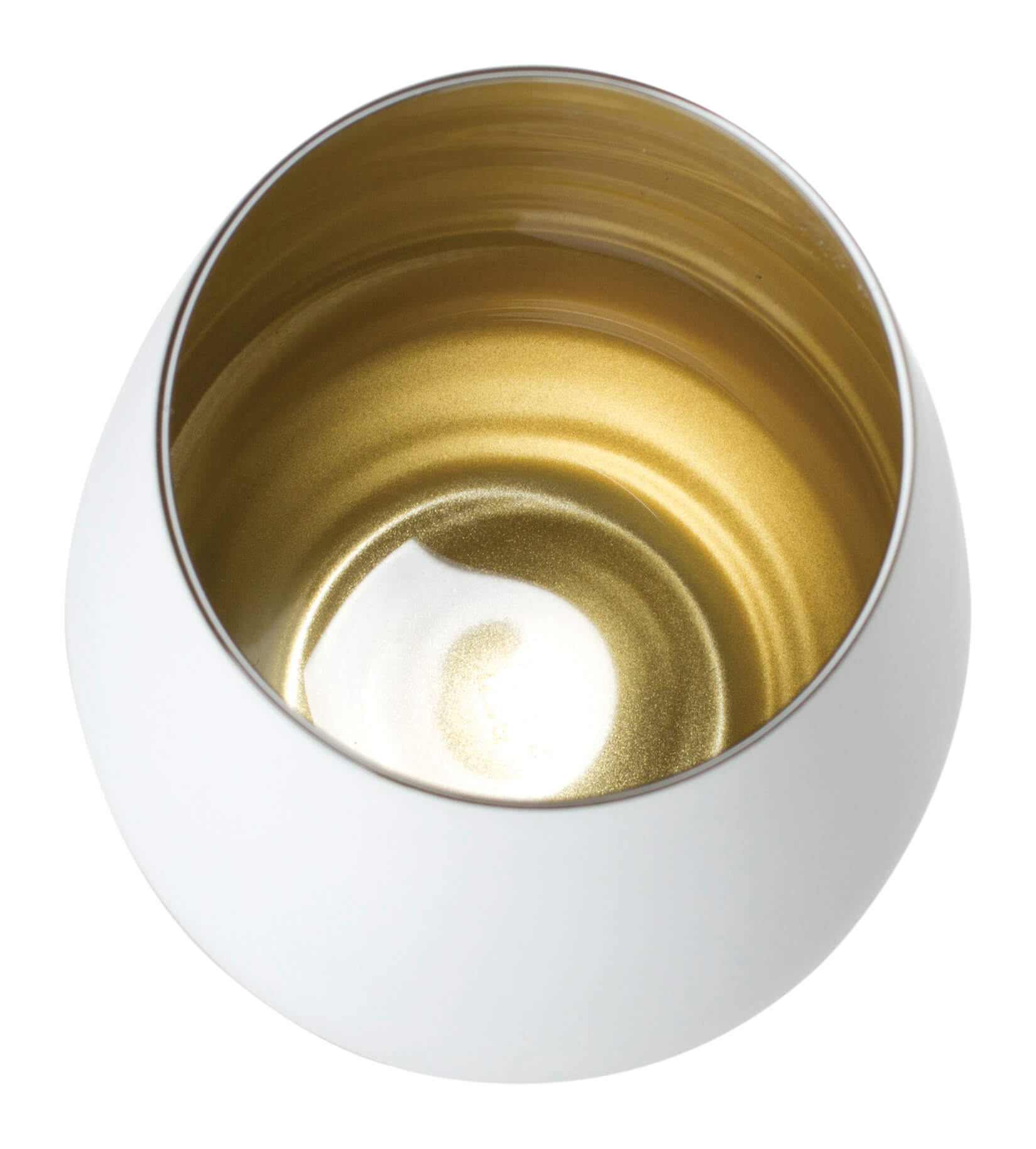 Tumbler, matt white/gold, Elements Stölzle - 465ml (6 pcs.)