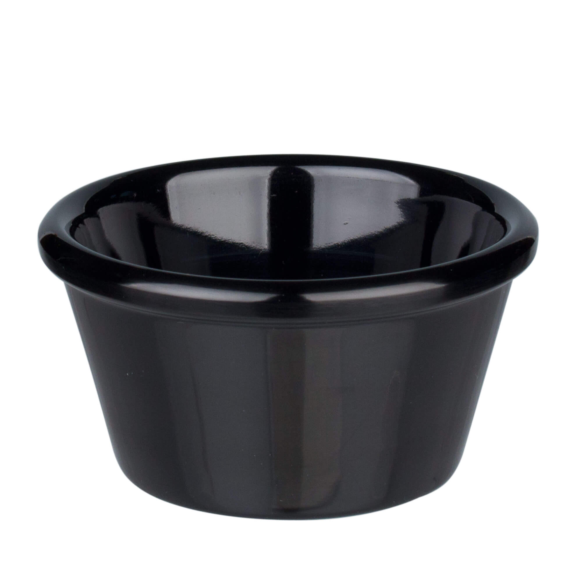 Dip bowl melamine, black - 60ml