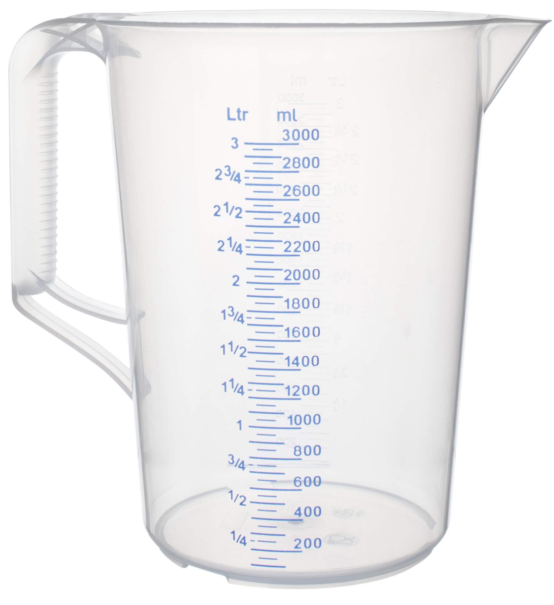 Measuring cup, PP - scale up to 3000ml