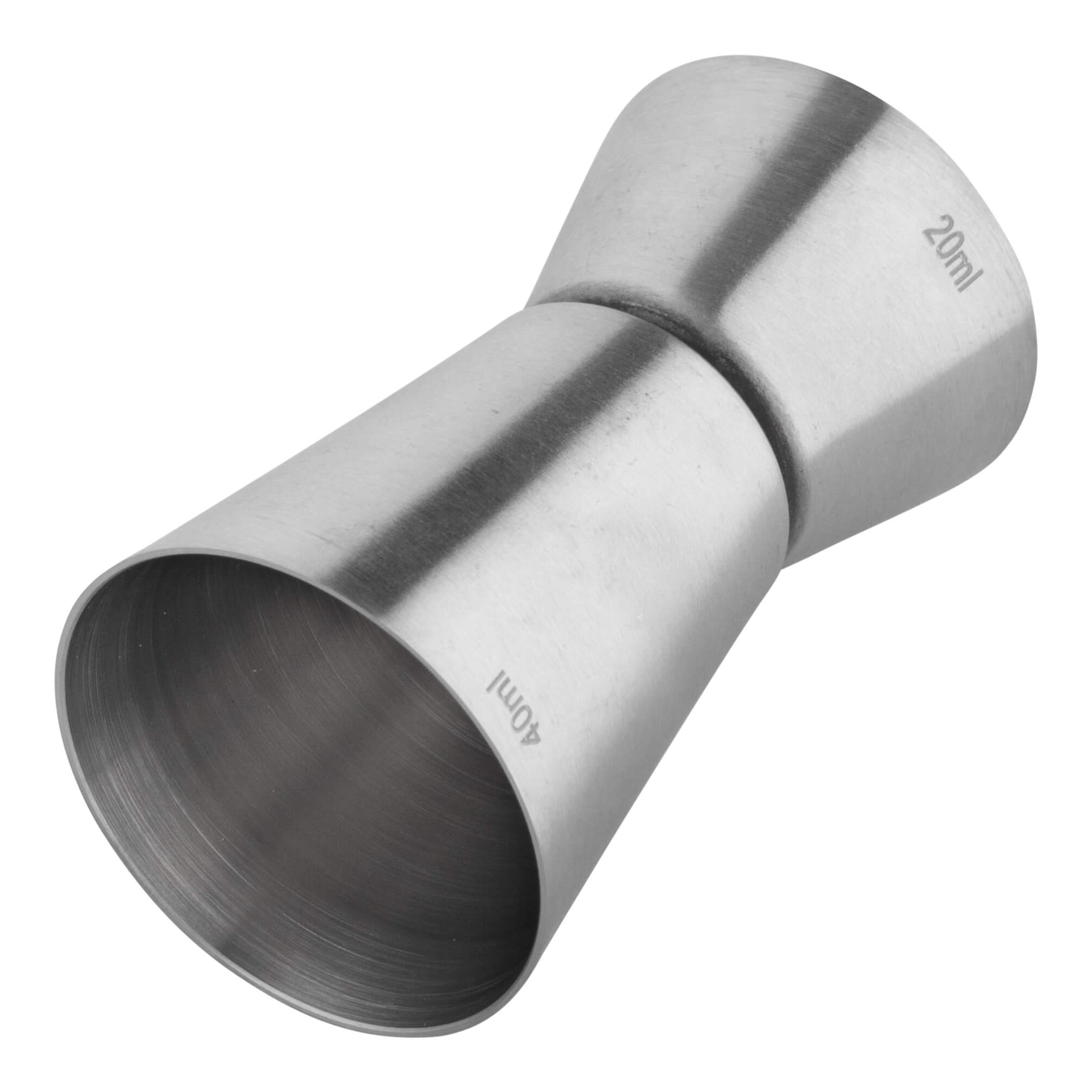 Double jigger, brushed - stainless steel (20/40ml)
