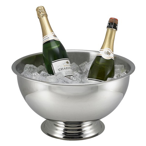 Champagne bowl, stainless steel (38cm/13l)