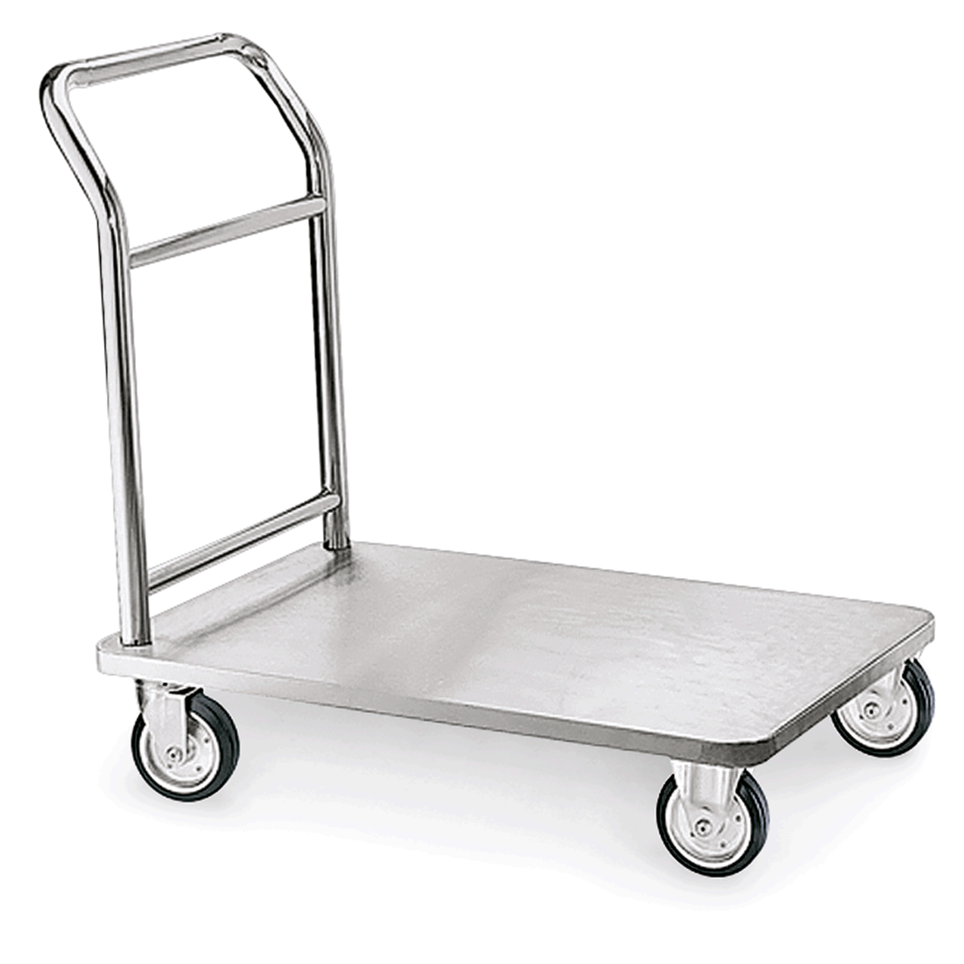 Platform trolley stainless steel - 90x60x93cm Platform trolley stainless steel - 90x60x93cm