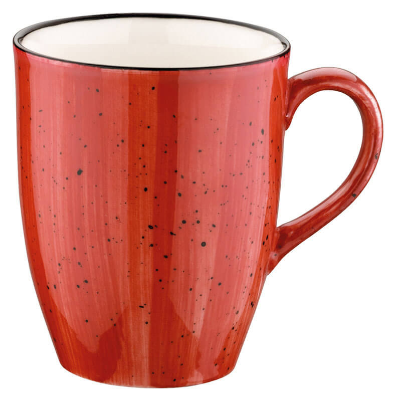 Bonna Aura Passion Conic Mug 33cl red - 24 pcs. Bonna Aura Passion Conic Mug 33cl red - 24 pcs.