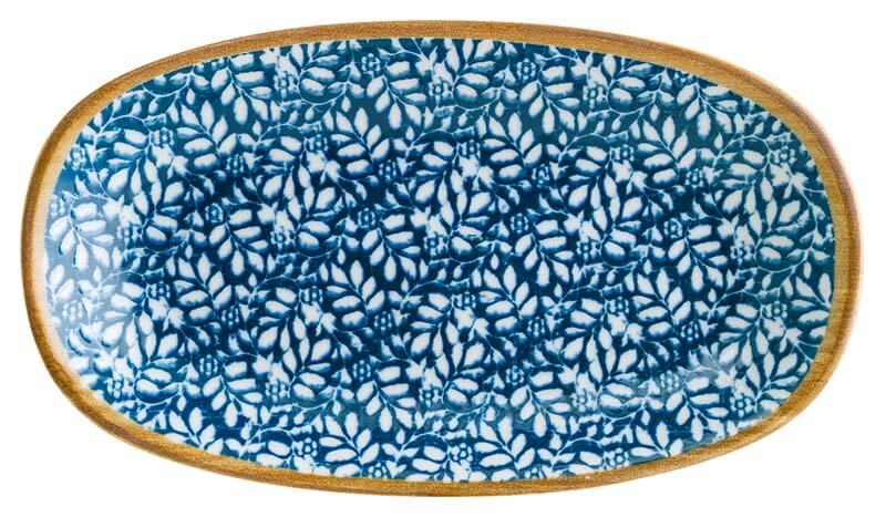 Bonna Lupin Gourmet Oval plate 15x8,5cm blue - 12 pcs.