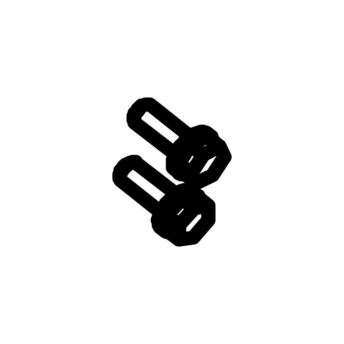 Screw H M 4 x 12,7 Zn - Santos #11 (11431)