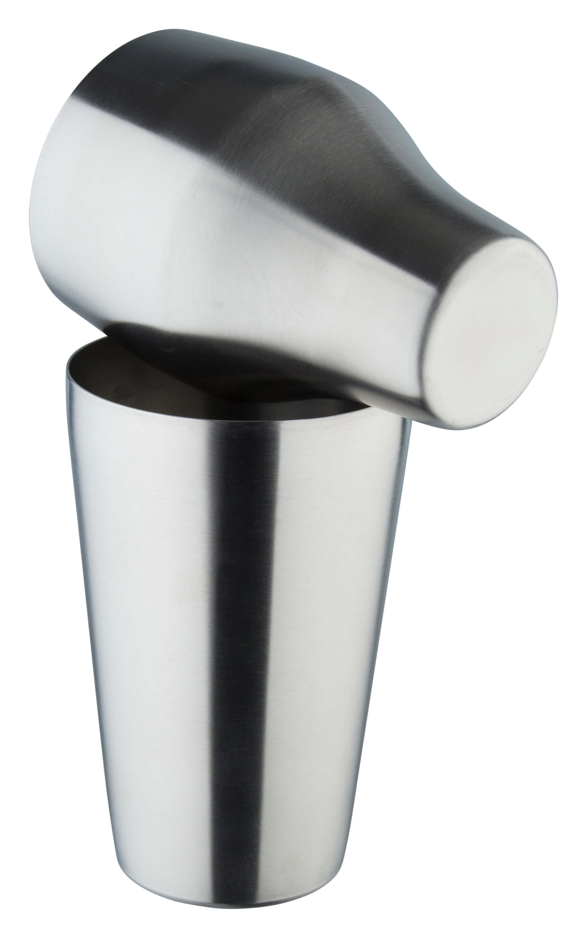 Cocktail shaker, BAR AID, dull stainless steel, twopartite (500ml)