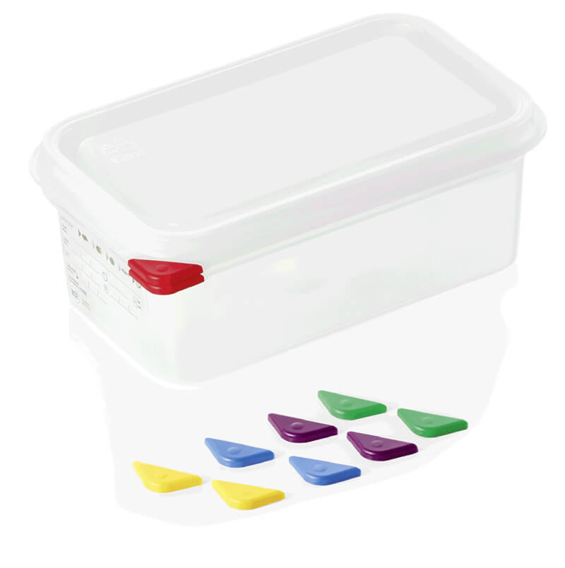 GN Container 1/4 set incl. lid, PP - 2,8l / H 10cm (1 pc.)