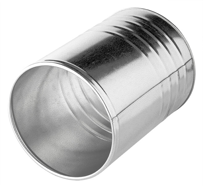 Cutlery holder / metal can - steel (14,5cm)