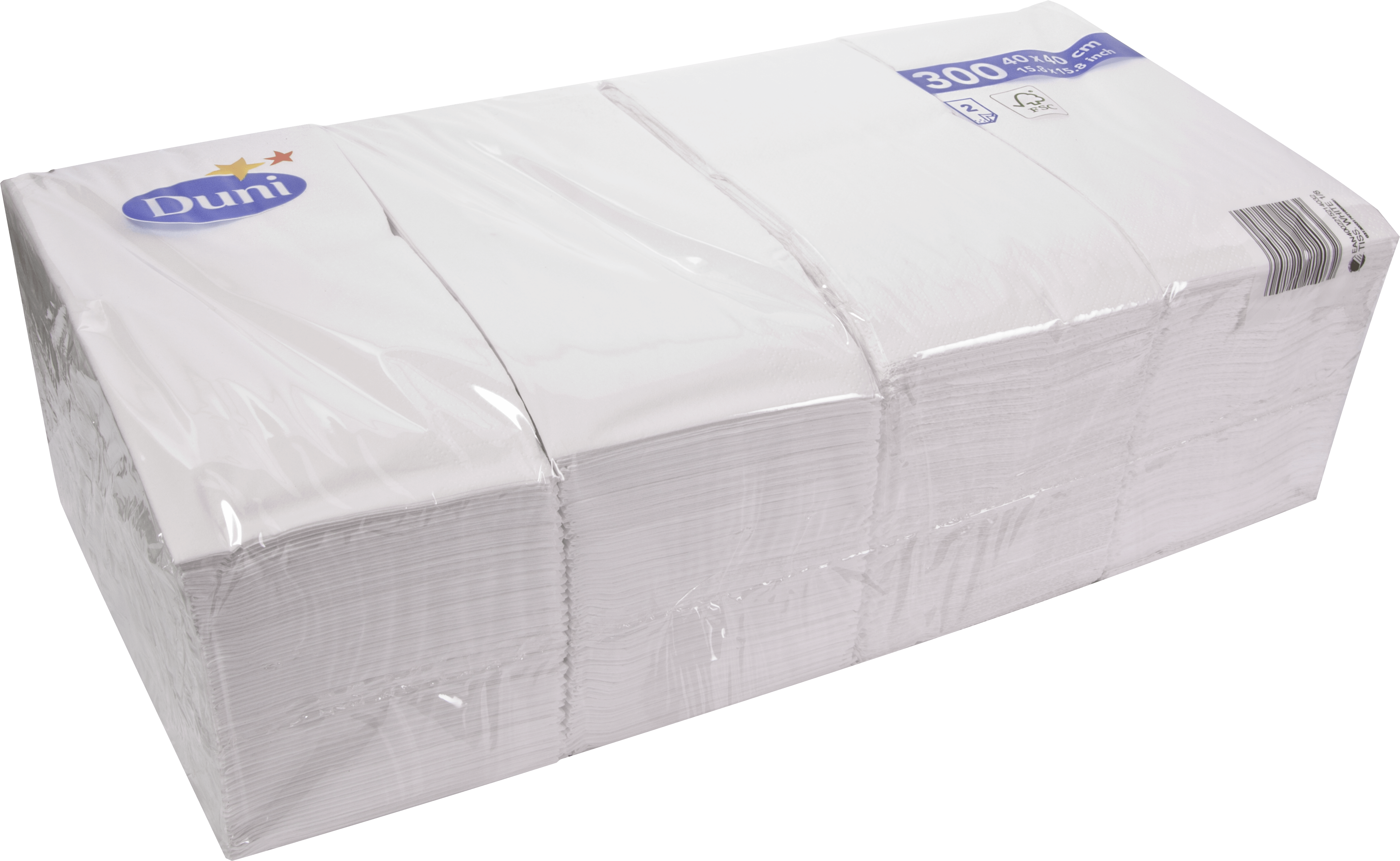 Pure pulp tissue, 2-plies - 40 x 40cm Duni (1200pcs.)