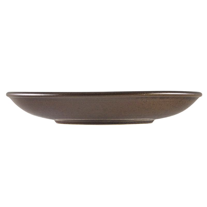 Deep coupe plate Terra Cinder Black - 25 cm (6 pcs.)