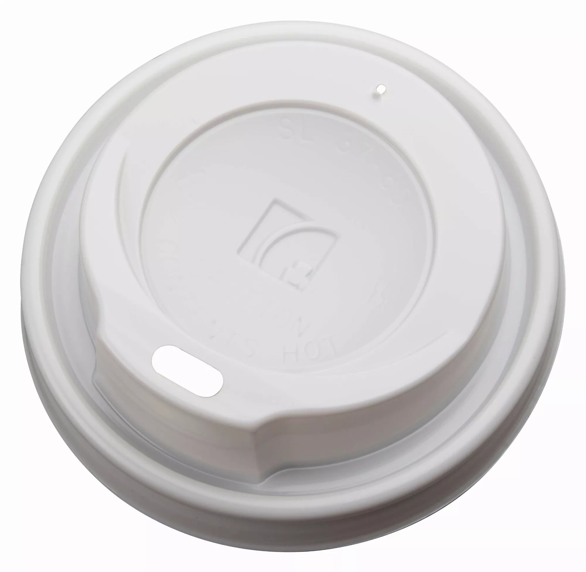 0,2l Coffee cup lid white, Eco - 100 pcs. 0,2l Coffee cup lid white, Eco - 100 pcs.