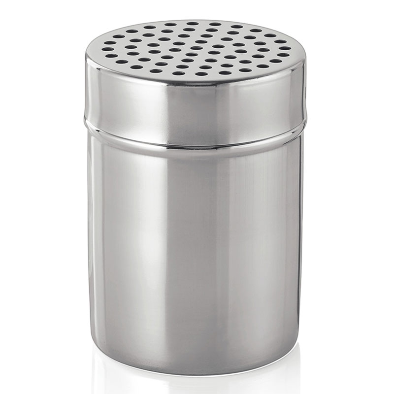 Parmesan cheese shaker, stainless steel, 4mm holes - 7x10cm
