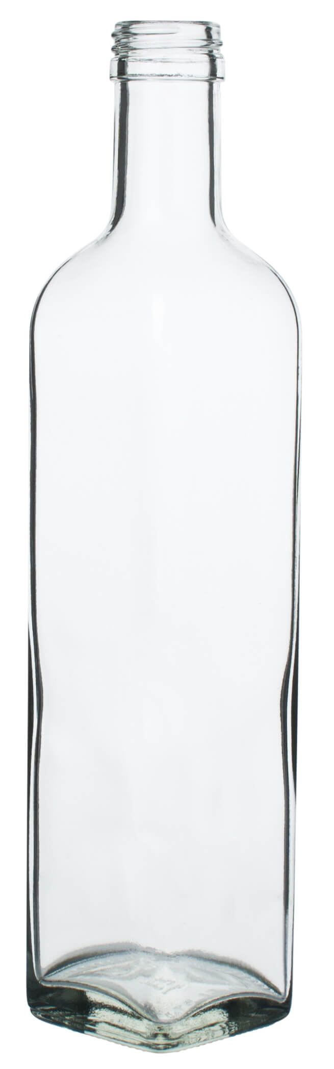 Glass bottle square - 500ml
