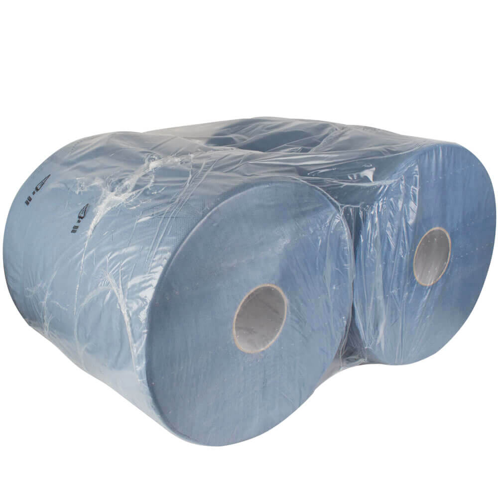Cleaning paper roll, blue, 2-ply, 36x34cm - 1000 sheets (2 rolls) Cleaning paper roll, blue, 2-ply, 36x34cm - 1000 sheets (2 rolls)