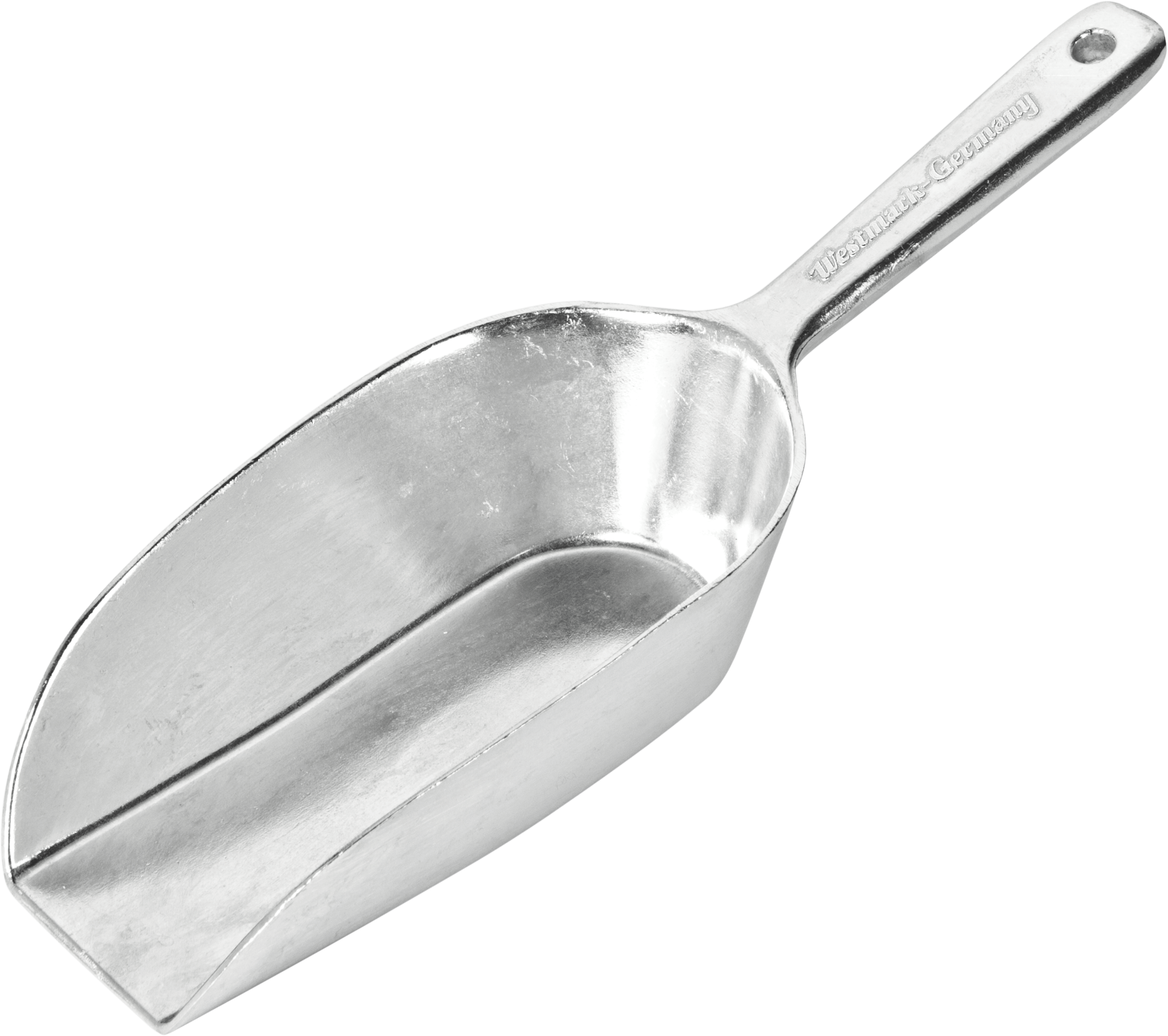 Ice scoop aluminium, household scoop - 0,2l