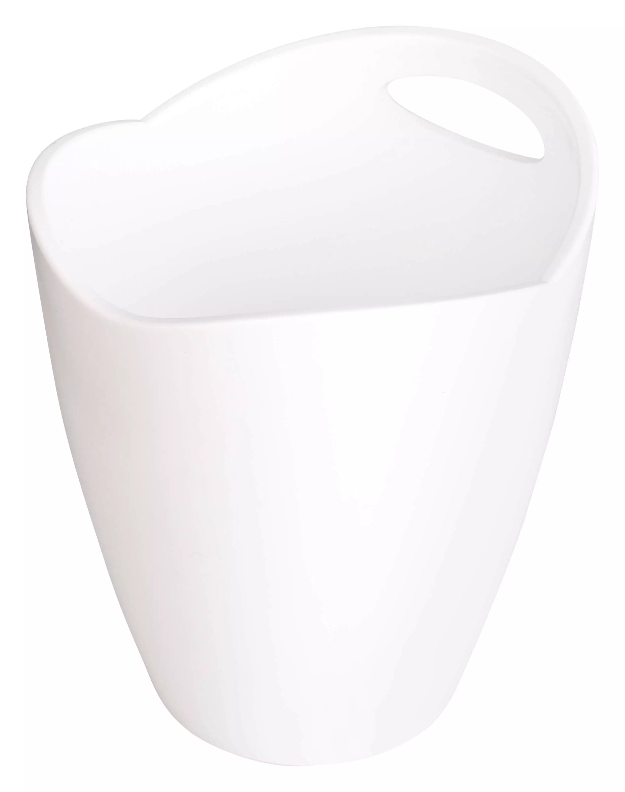 Bottle cooler plastic, with handle - white Bottle cooler plastic, with handle - white