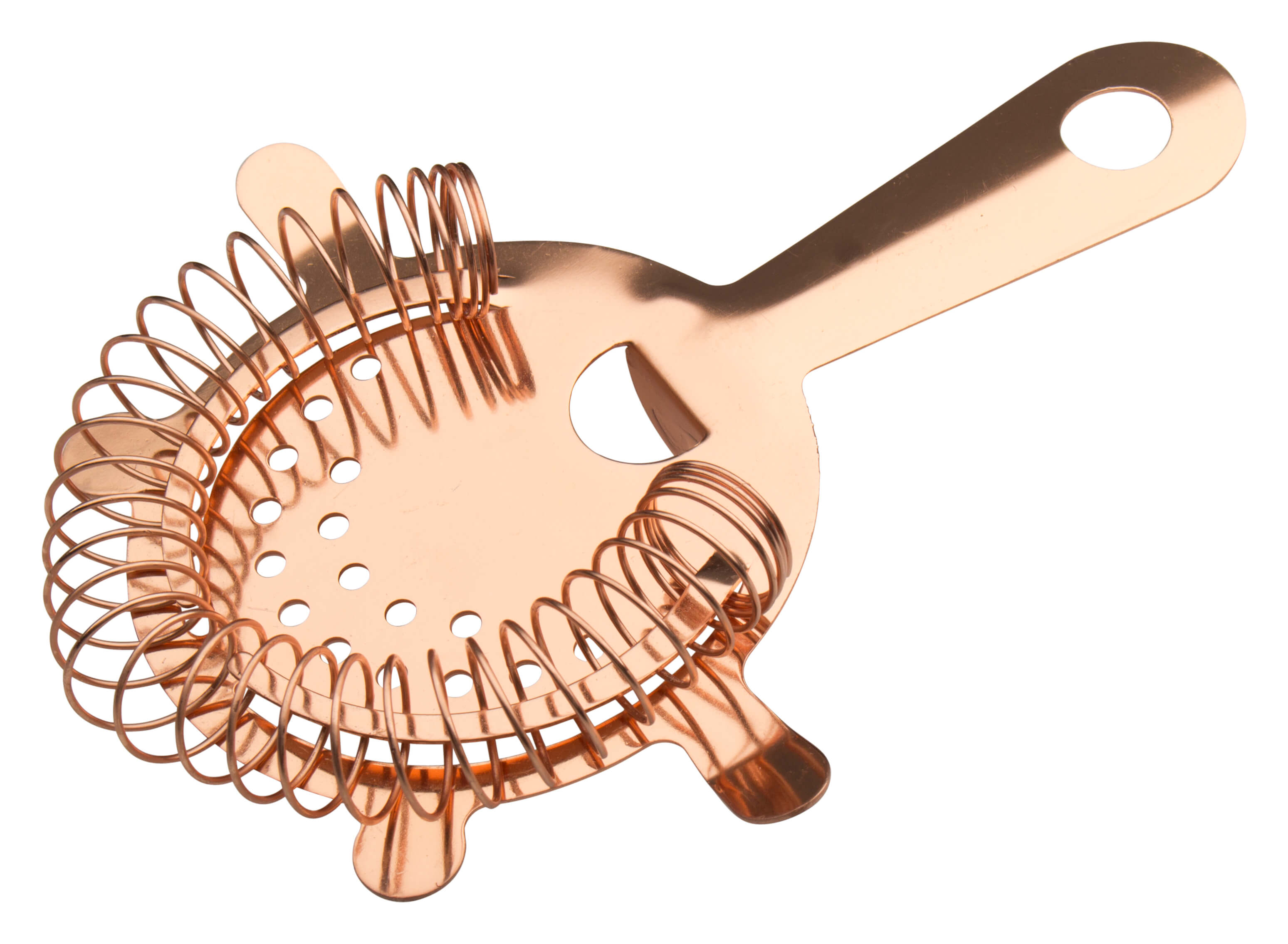 Strainer stainless steel - copper colored (8cm)