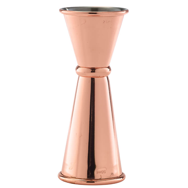 Jigger copper-colored - stainless steel (25/50ml) Jigger copper-colored - stainless steel (25/50ml)