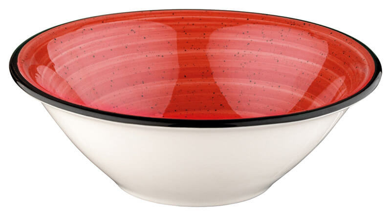 Bonna Aura Passion Gourmet Bowl 16cm red - 12 pcs. Bonna Aura Passion Gourmet Bowl 16cm red - 12 pcs.