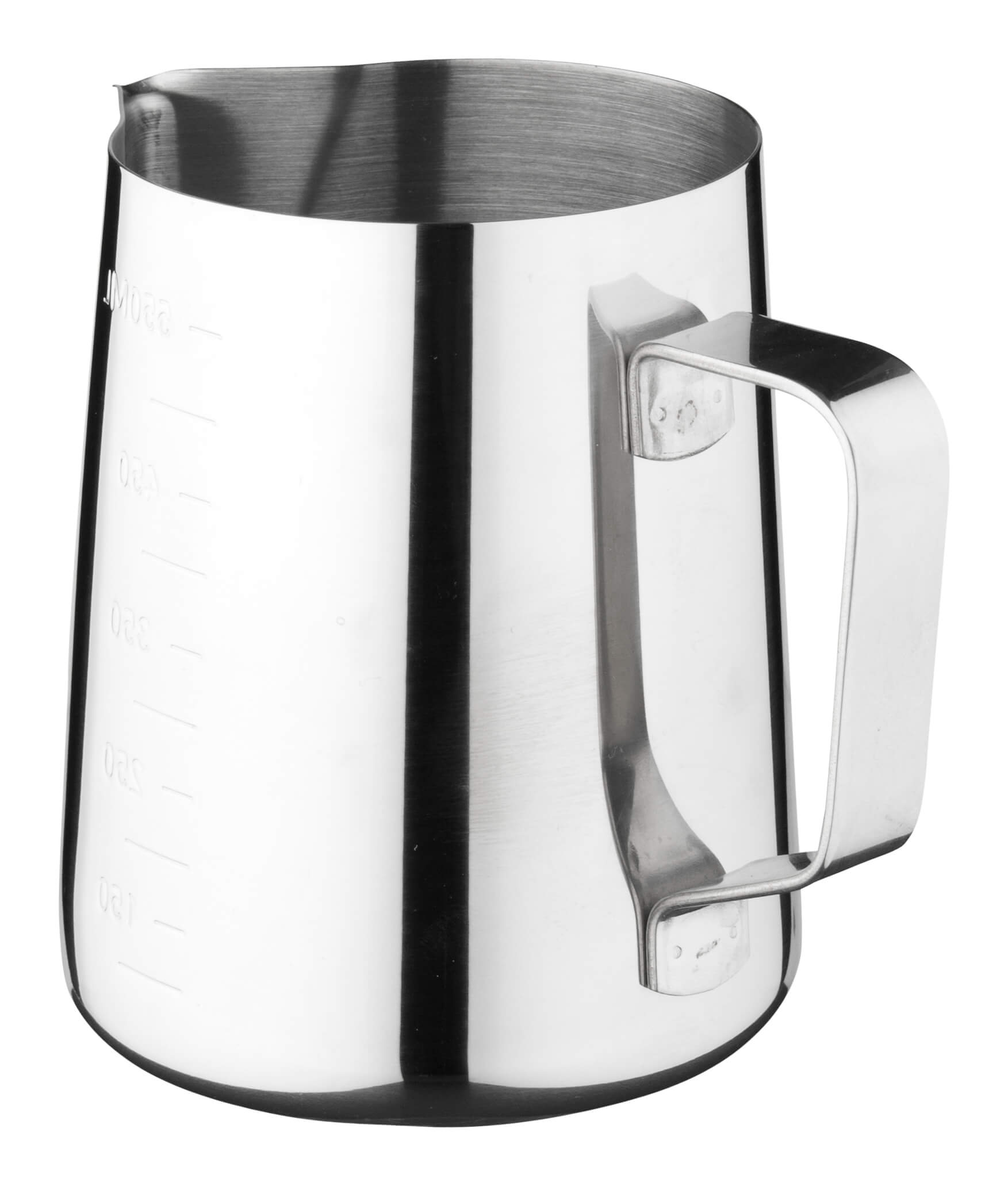 Milk jug, stainless steel with scaling - 600ml
