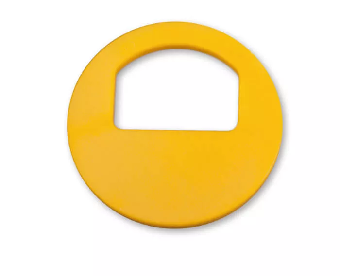 Cloakroom tokens with numbering (100pcs.) - yellow Cloakroom tokens with numbering (100pcs.) - yellow