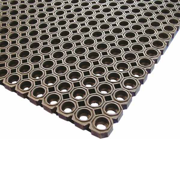 Kitchen mat black - rubber (100x150cm) Kitchen mat black - rubber (100x150cm)